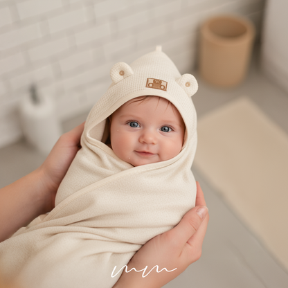 Beige Bear Towel