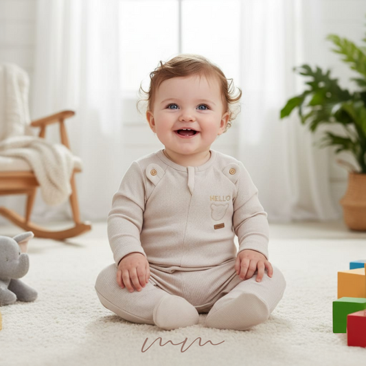 Hello Bear Romper