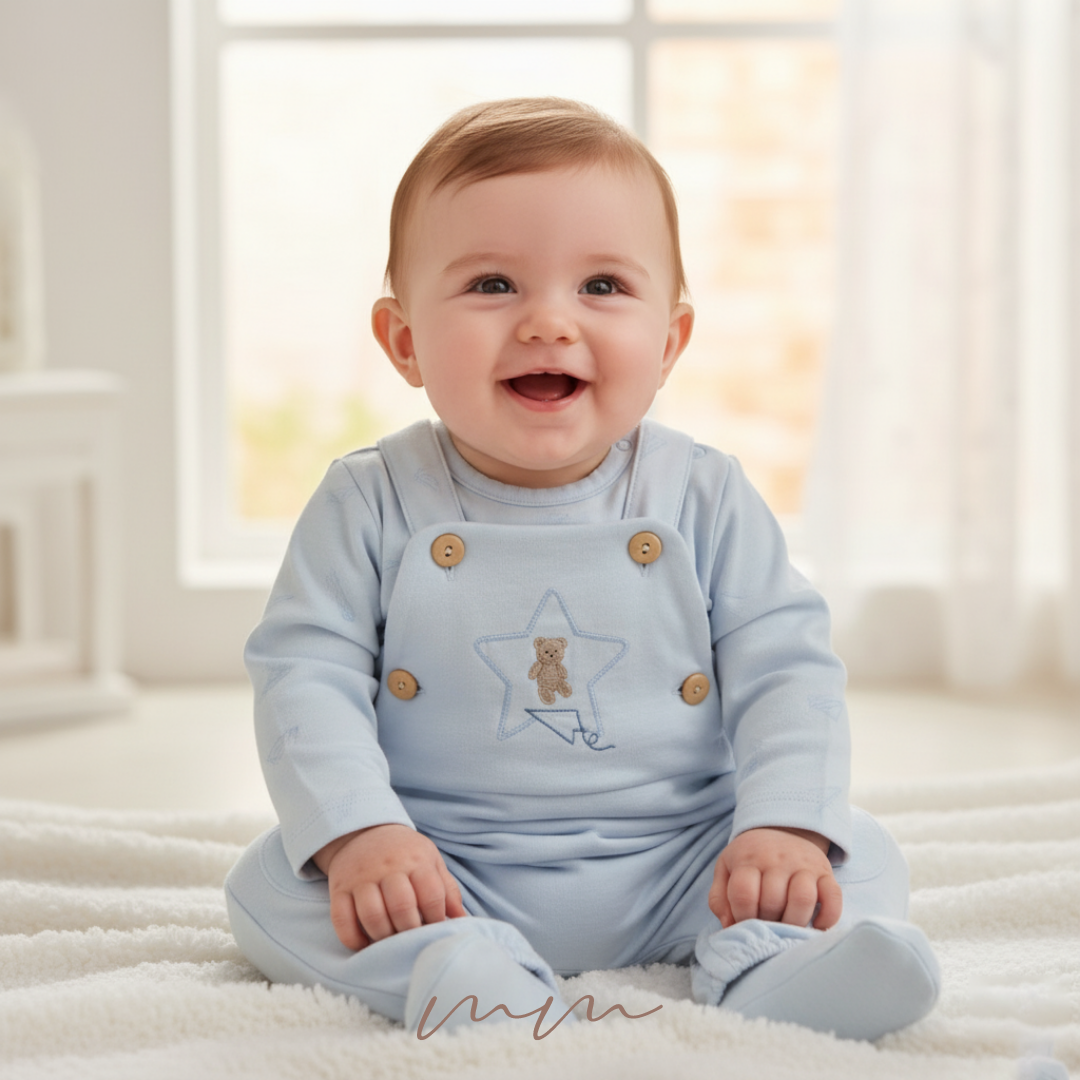 Starry Bear Overalls