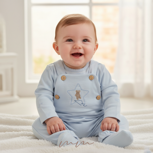 Starry Bear Overalls