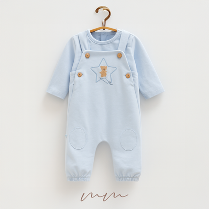 Starry Bear Overalls