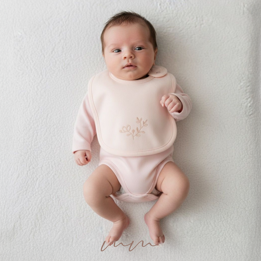 Soft Petals Bibs Set