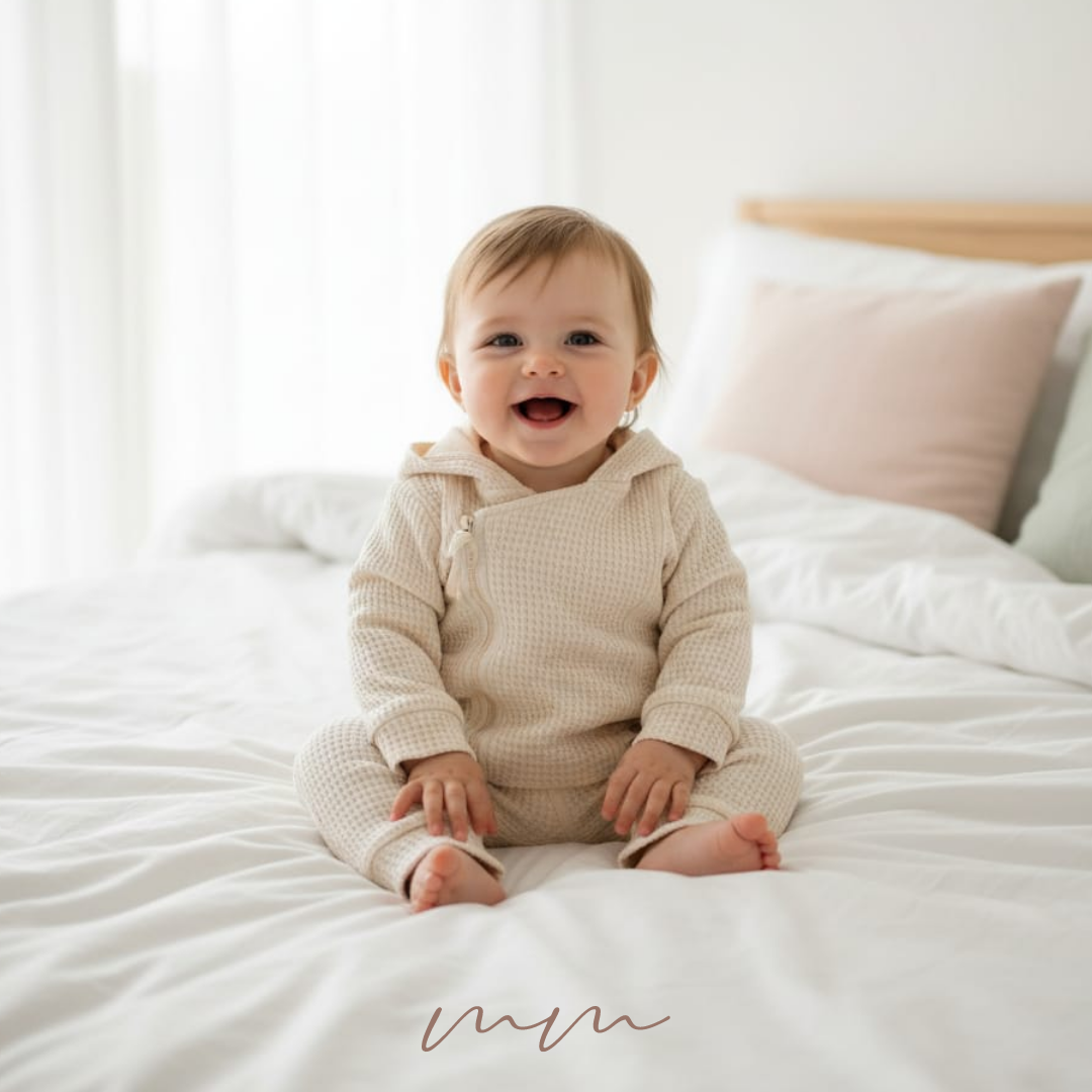 Waffle Hug Hoodie Set